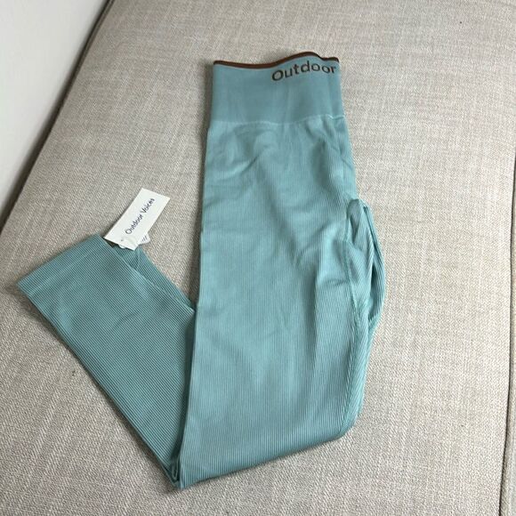 Outdoor Voices Women’s Seamless Rib 7/8 Leggings NWT - Picture 7 of 13